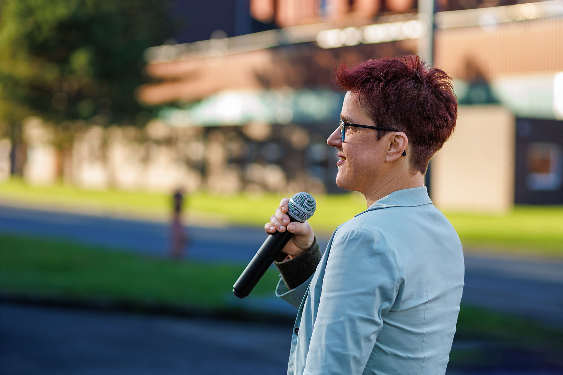 Susanne maria Englert bei einer Rede